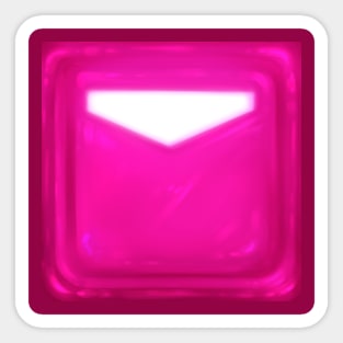 Beat Saber - Custom Colors - Fuchsia Pink - Block Cube Sticker